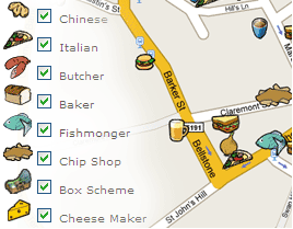 shrewsbury food map